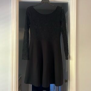 SHEIN black lace above the knee dress-size M